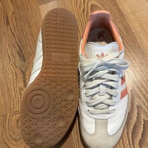 Adidas Samba original pink and white